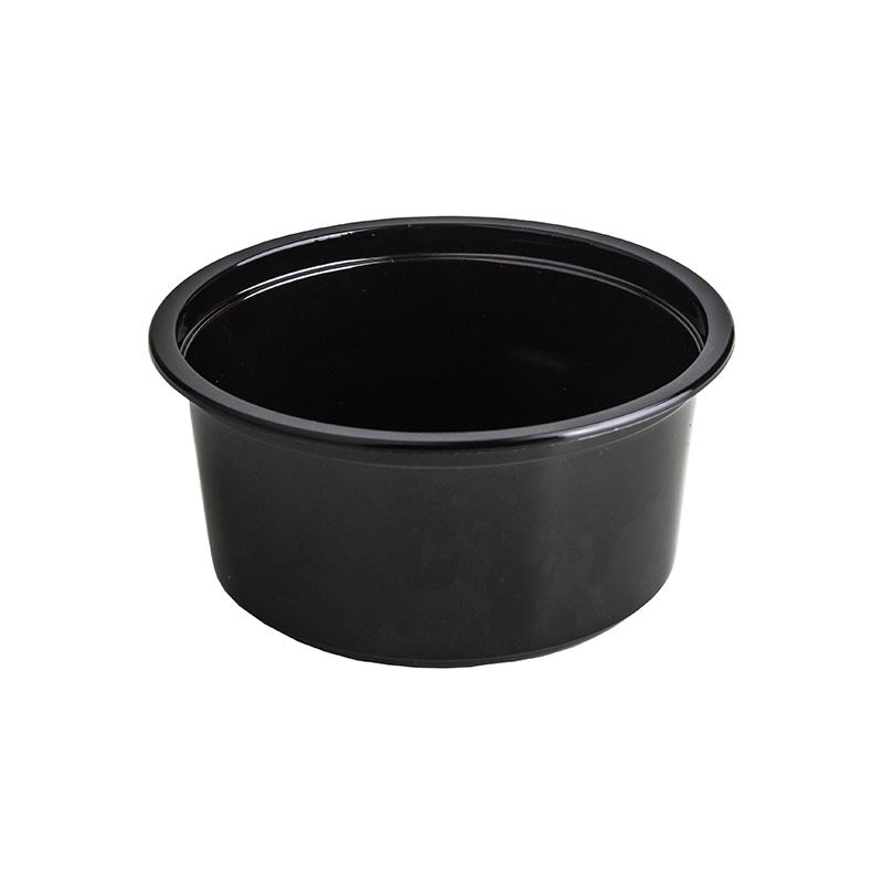 Pojemnik garm. okrągły PP 450ml ø115 czarny 